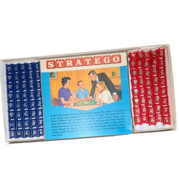 Vintage 1970's Stratego Board Game-ALL PIECES-Used Condition - Picture 7 of 7